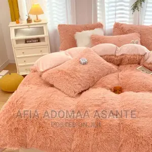 Super King Size Fluffy Duvet Set-7 Pieces