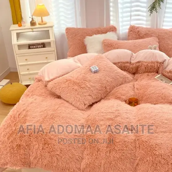 Super King Size Fluffy Duvet Set-7 Pieces