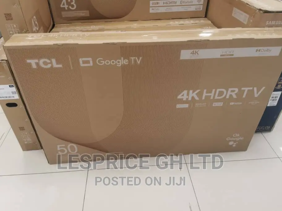 TCL 50” Android Smart UHD//FHD TV