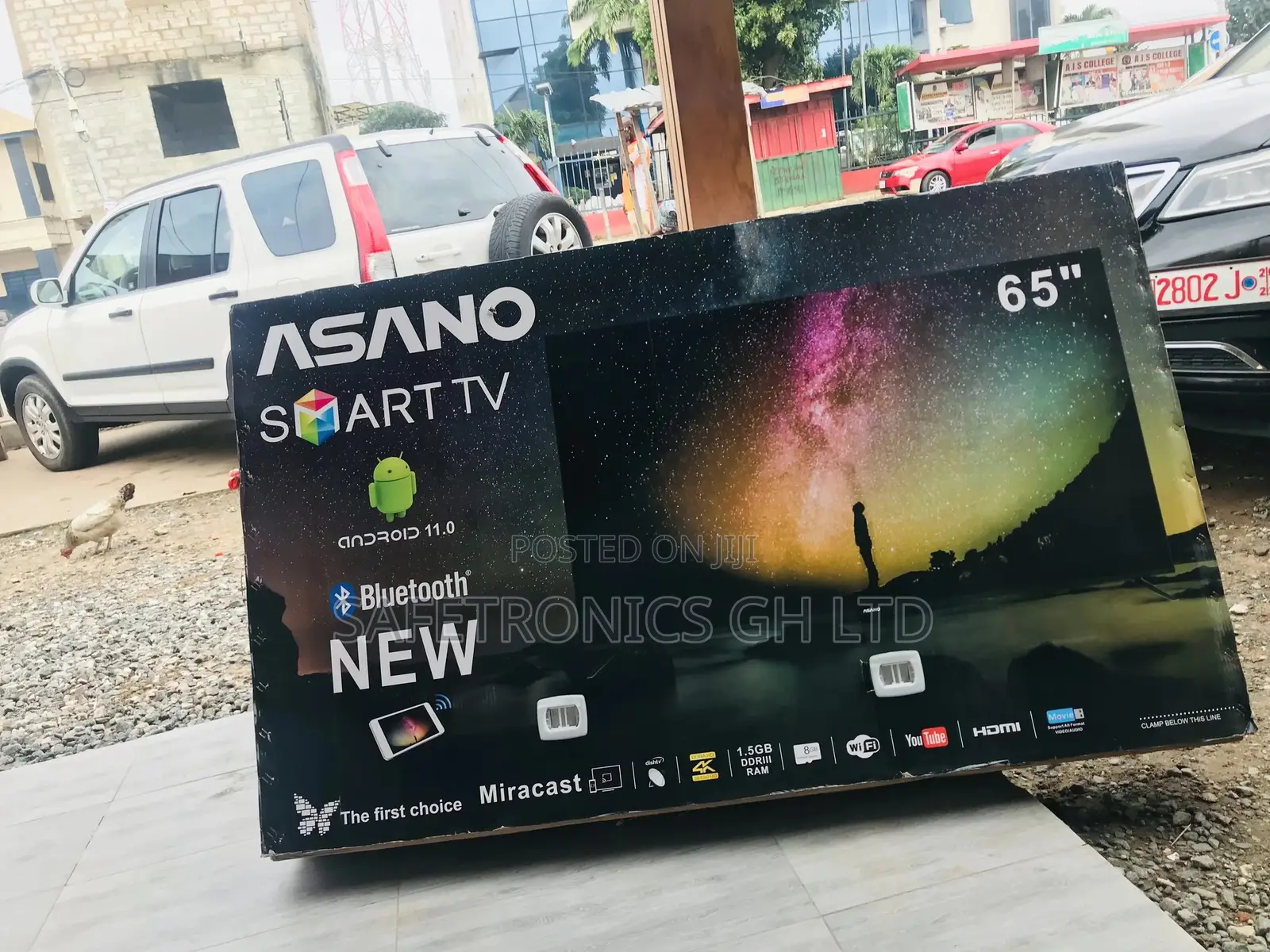 65 Inches Glossy LED Smart  Asano UHD Bluetooth Tv
