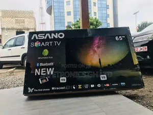 65 Inches Glossy LED Smart  Asano UHD Bluetooth Tv