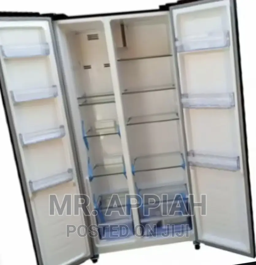 Sealed in Box  Pearl Side by Side Fridge(Black)