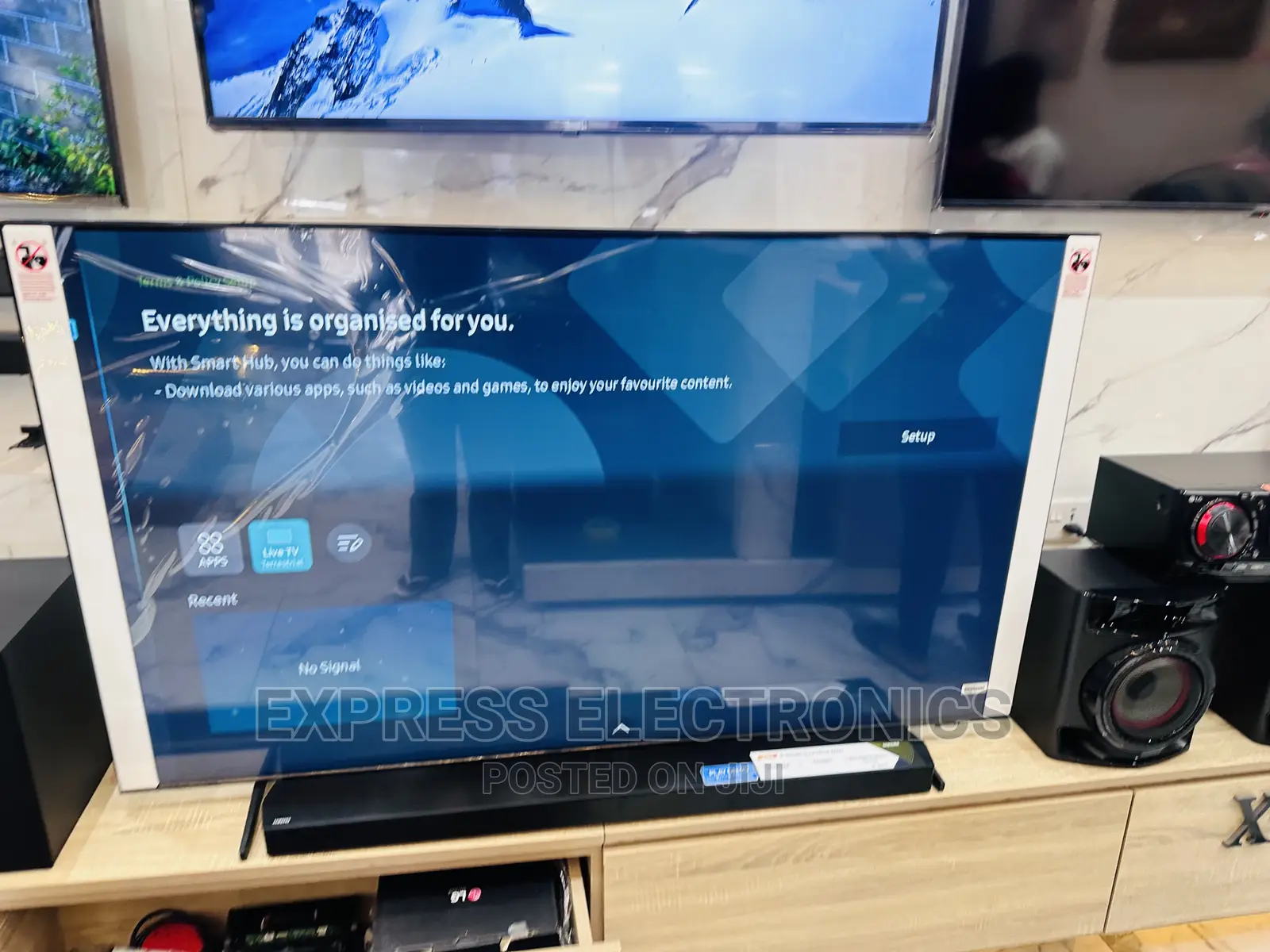65”Au7092 UHD Smart Samsung LED Display Boundless Design