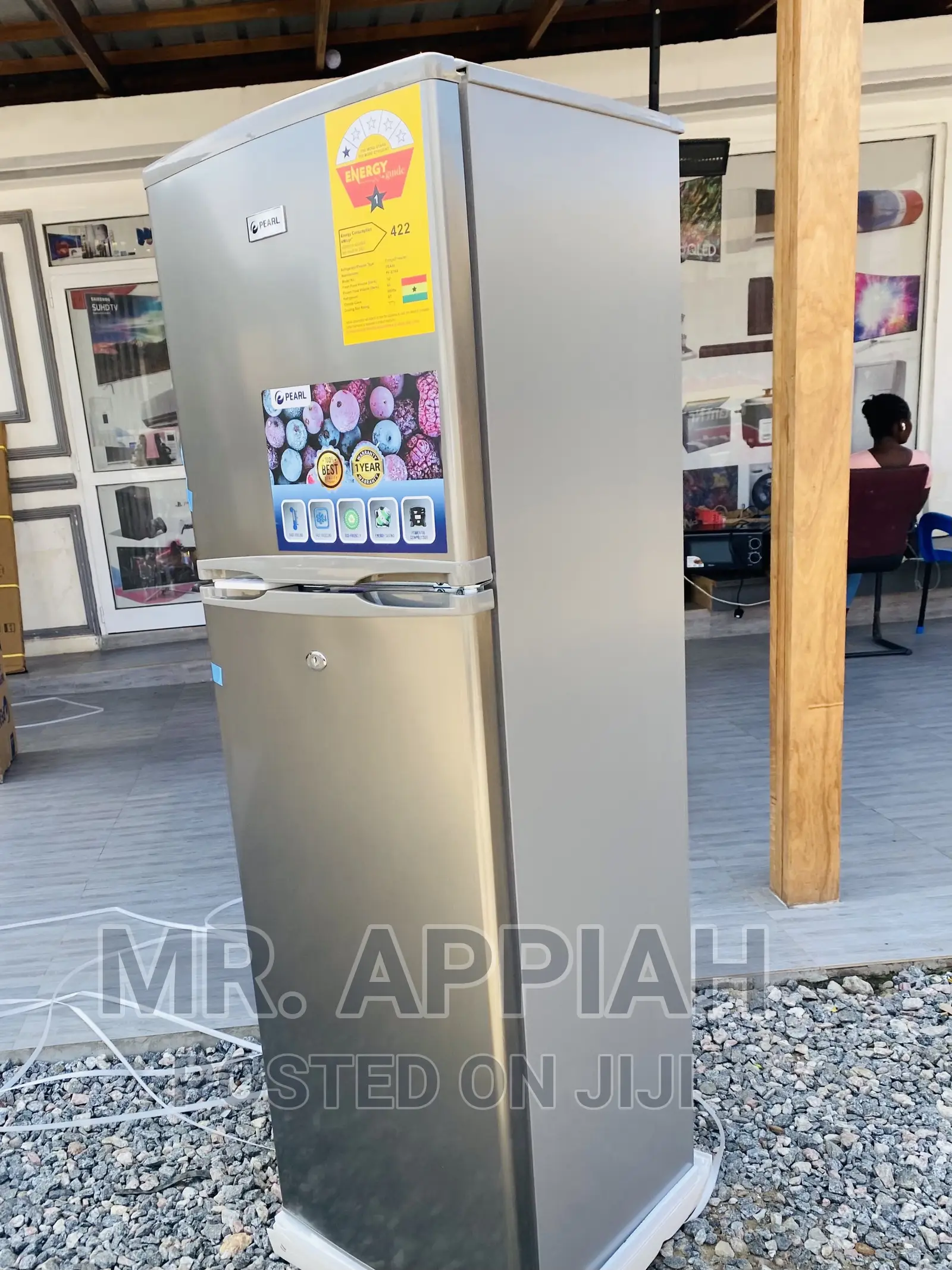 Fast and Effective Pearl 166L Double Door Fridge(PF-270ix)
