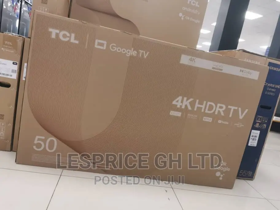 Luxury ~TCL 50” Android Smart Ok Google TV