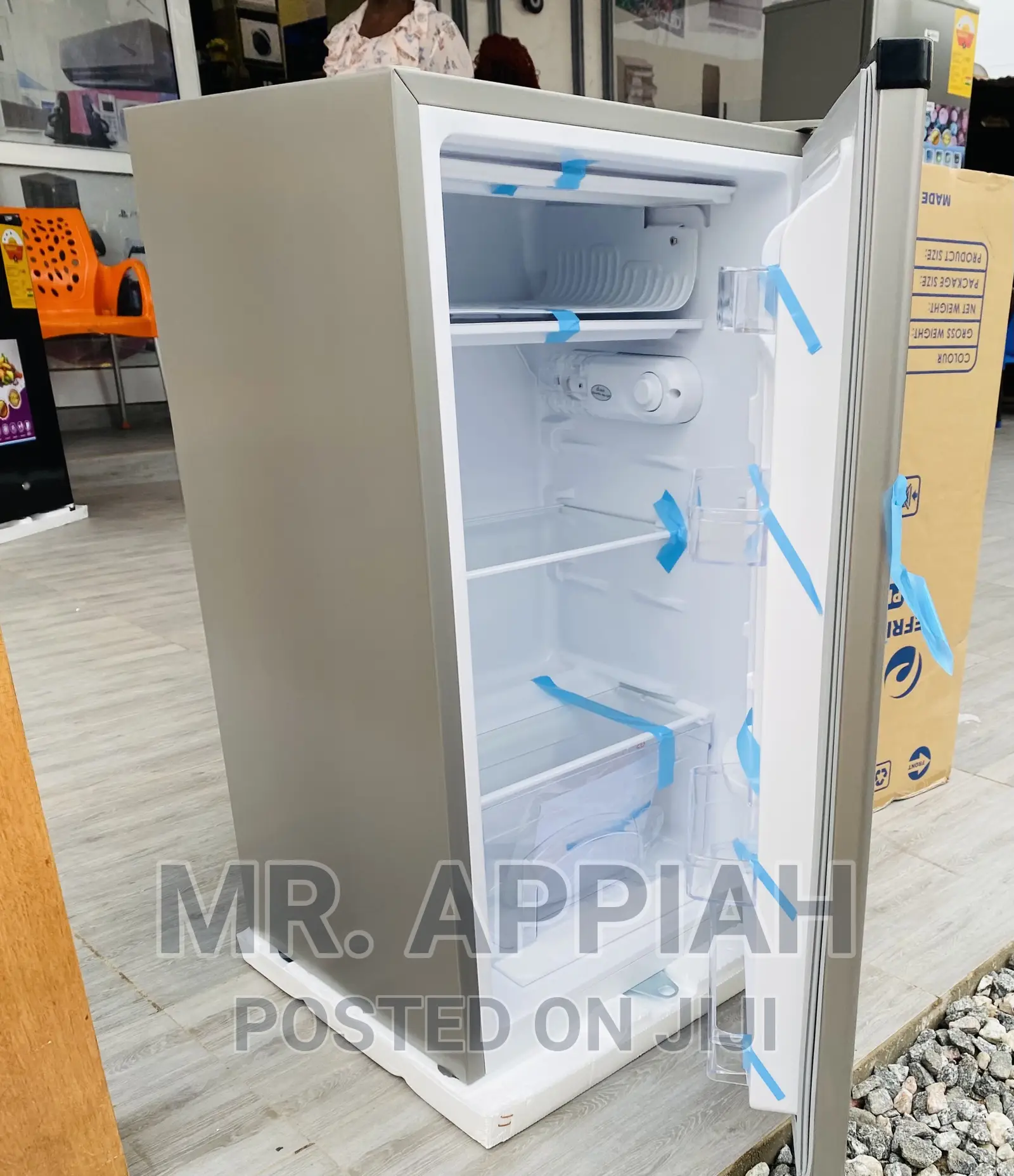 Quality Pearl Single Door Refrigerator(Dark Gray) 