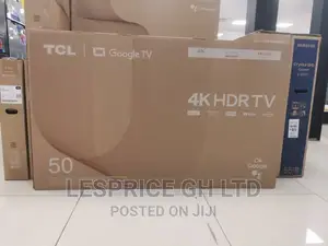 Exclusive TCL 50” Android Smart HDRTV