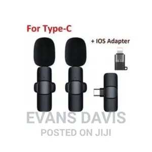 Double Phone Mic Lavalier for Android Type C and iPhone