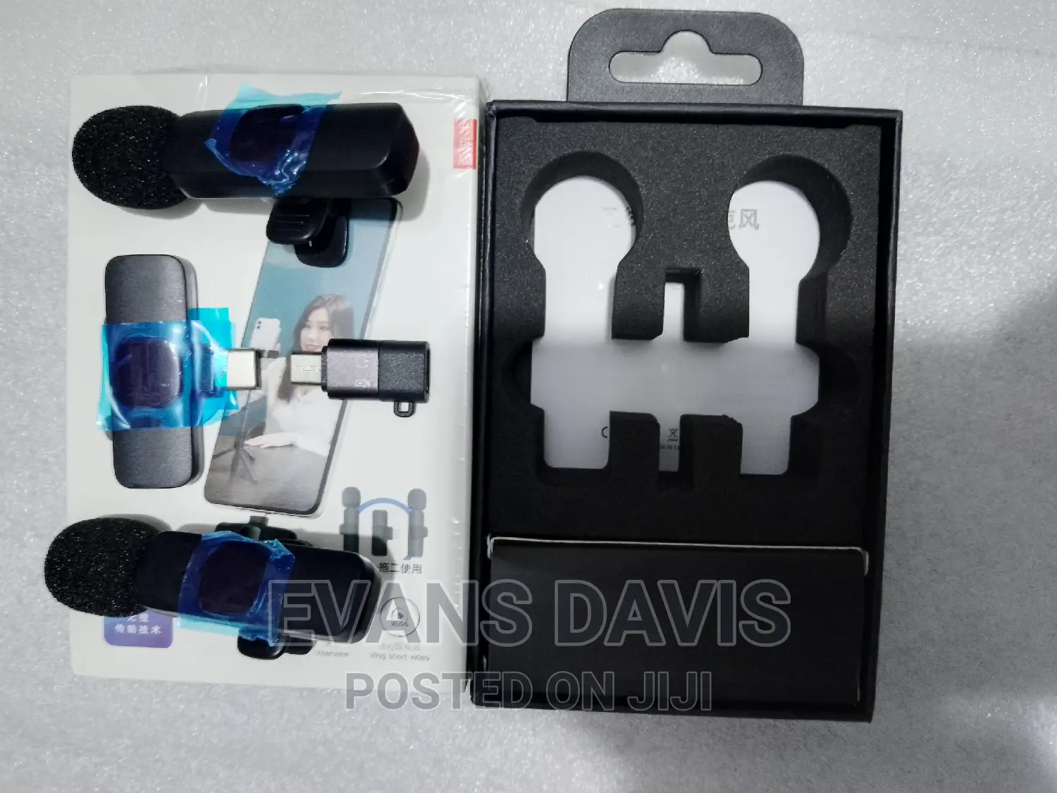 Double Phone Mic Lavalier for Android Type C and iPhone