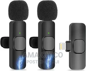 Double Wireless Lapel Microphone for iPhone