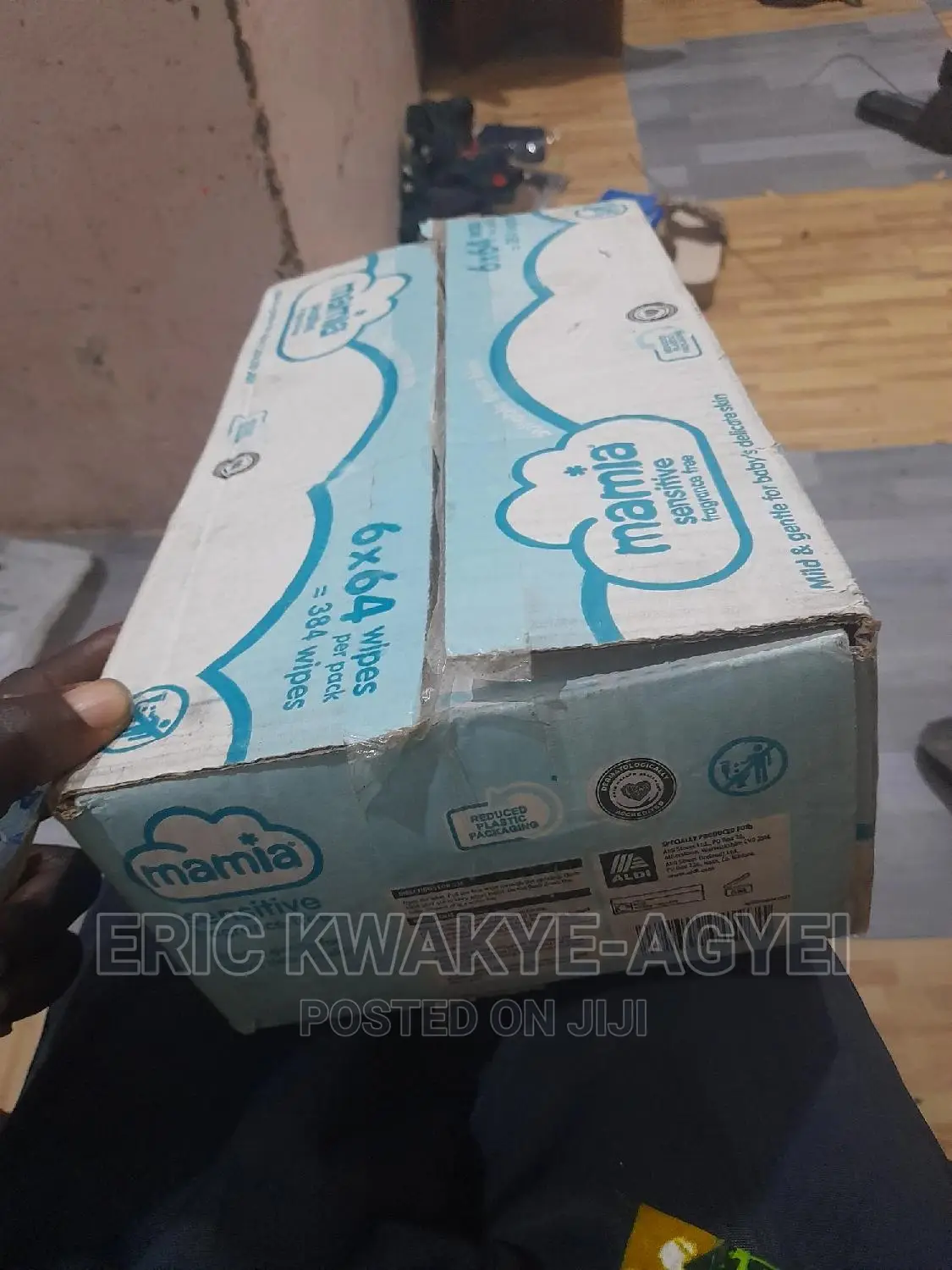 A Box of Mamia Wipes