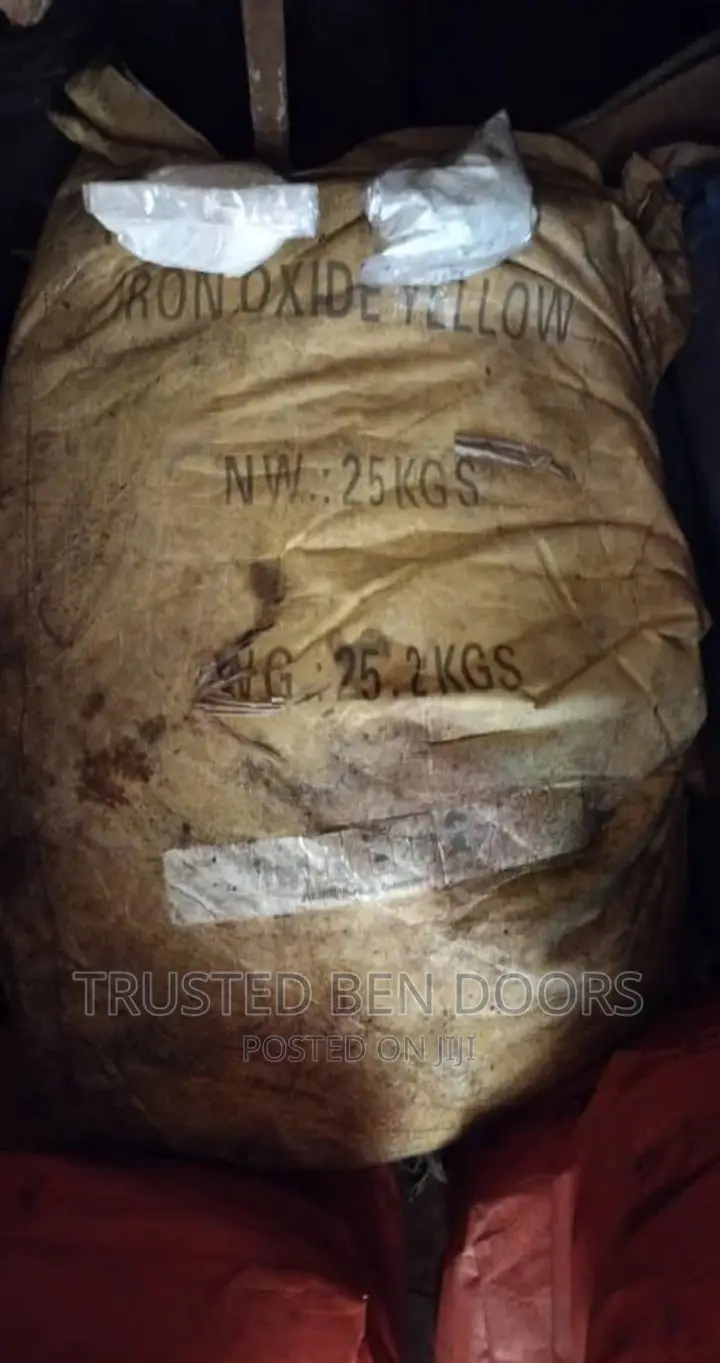 Yellow Pigment 25kg Iron Oxide For Concrete Works