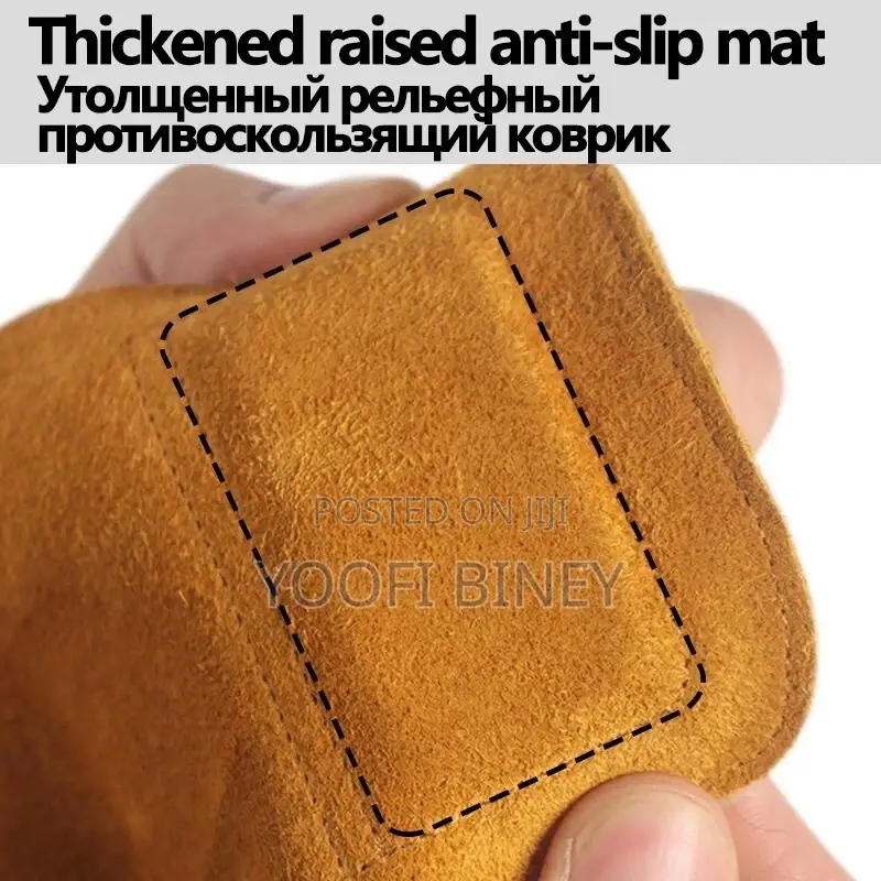Durable Cowhide Leather Gym Gloves With Wrist Support