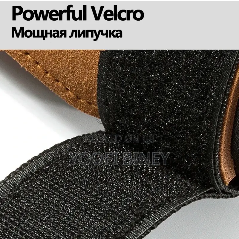 Durable Cowhide Leather Gym Gloves With Wrist Support