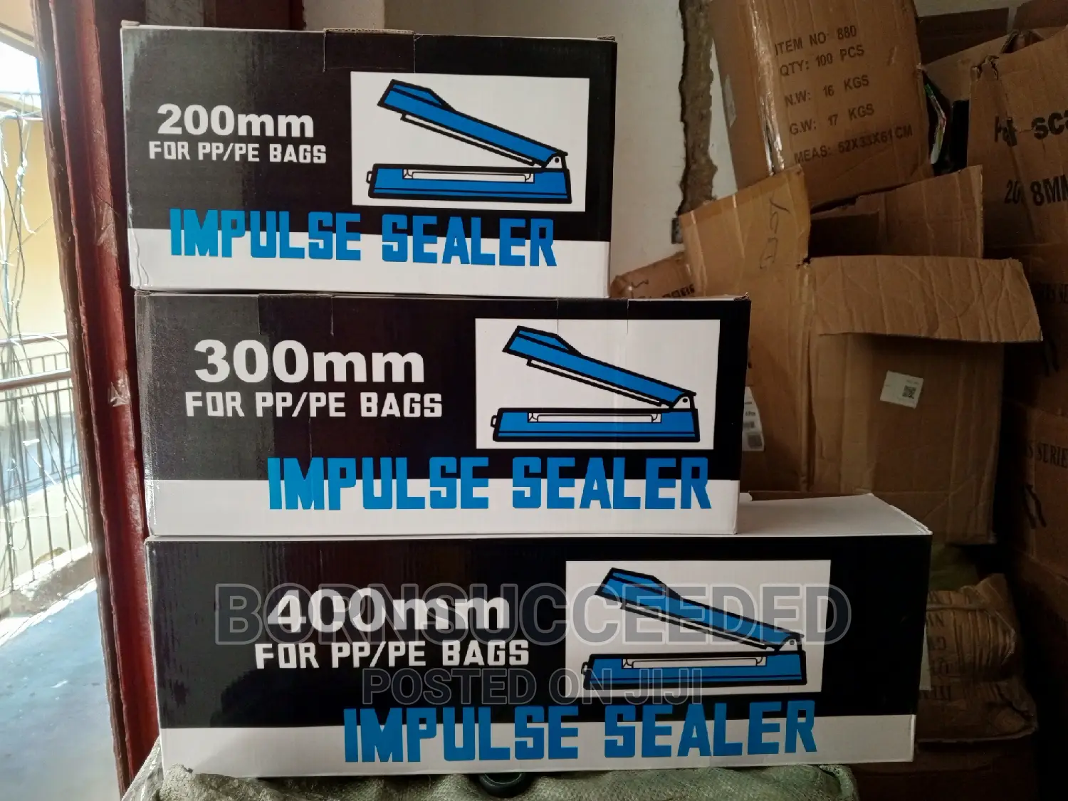 200mm, 300mm 400mm Impulse Sealer Available