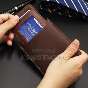 Men's Wallet Short Multifunctional Fashion Iron Edge Drawout
