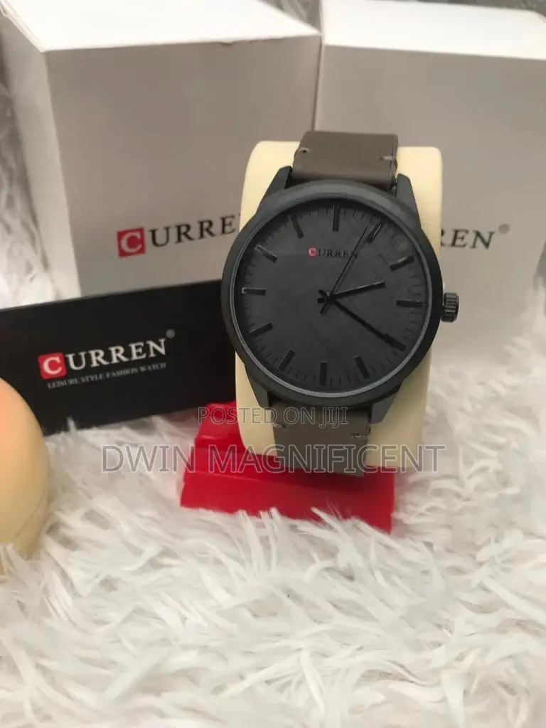 Naviforce Sports Leather Waterproof Watch