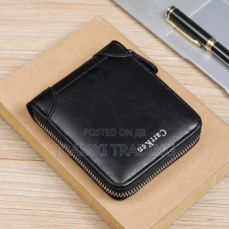 Men's Leather Wallet With Zipper