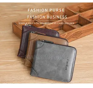 Men's Leather Wallet With Zipper