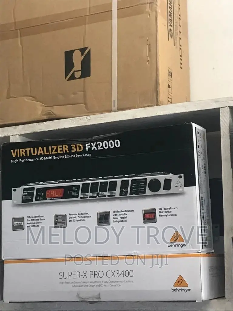 Behringer Virtualizer 3d Fx2000 Multiengine Effect Processor
