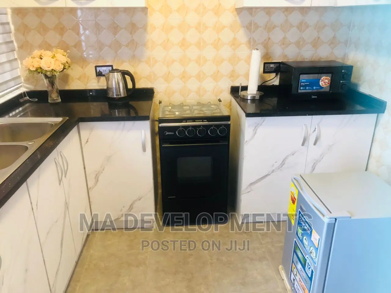 Furnished 2bdrm Apartment in Ma Developments, Amasaman for rent
