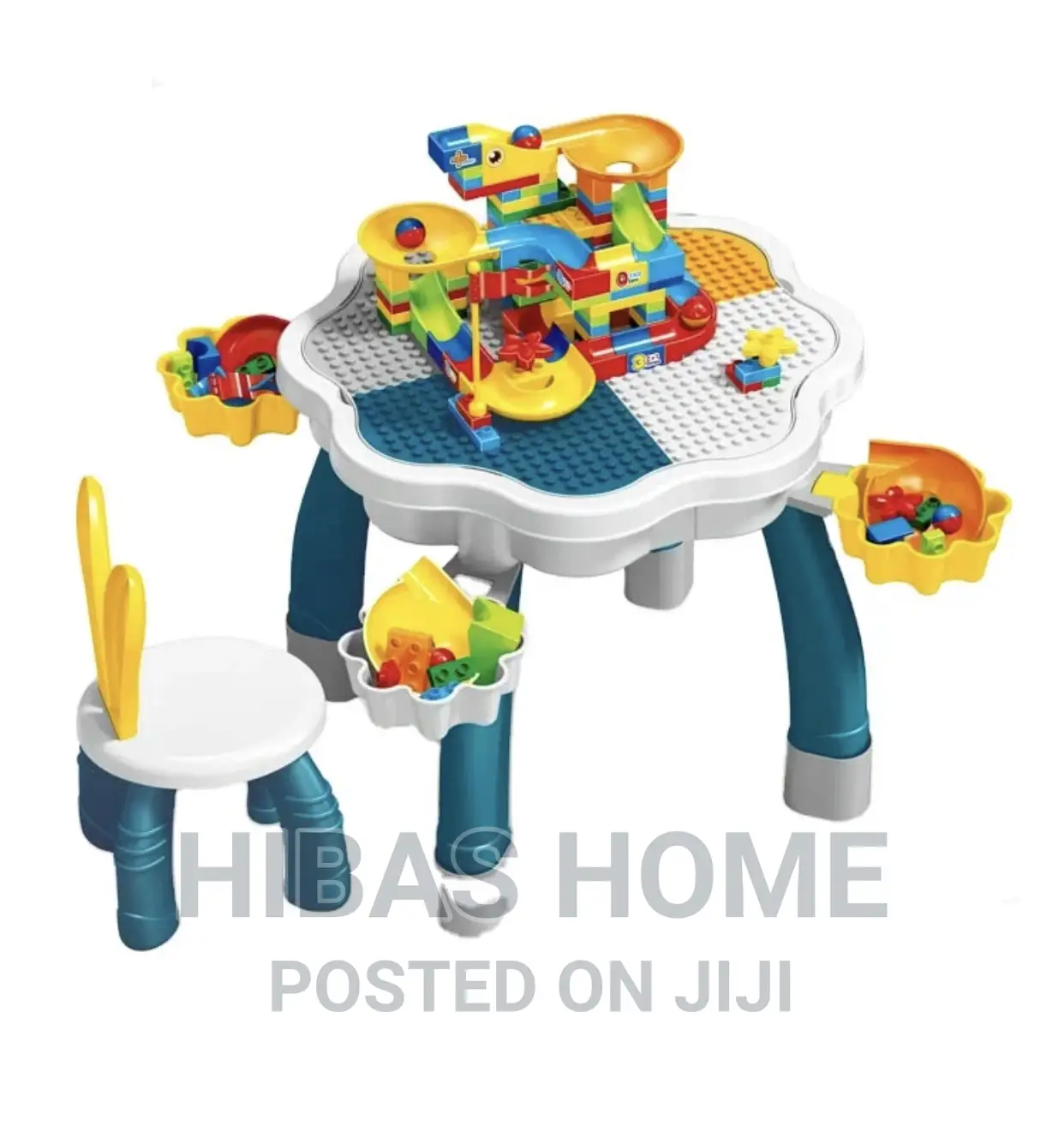 Kids Building Blocks Activity Table With Blocks