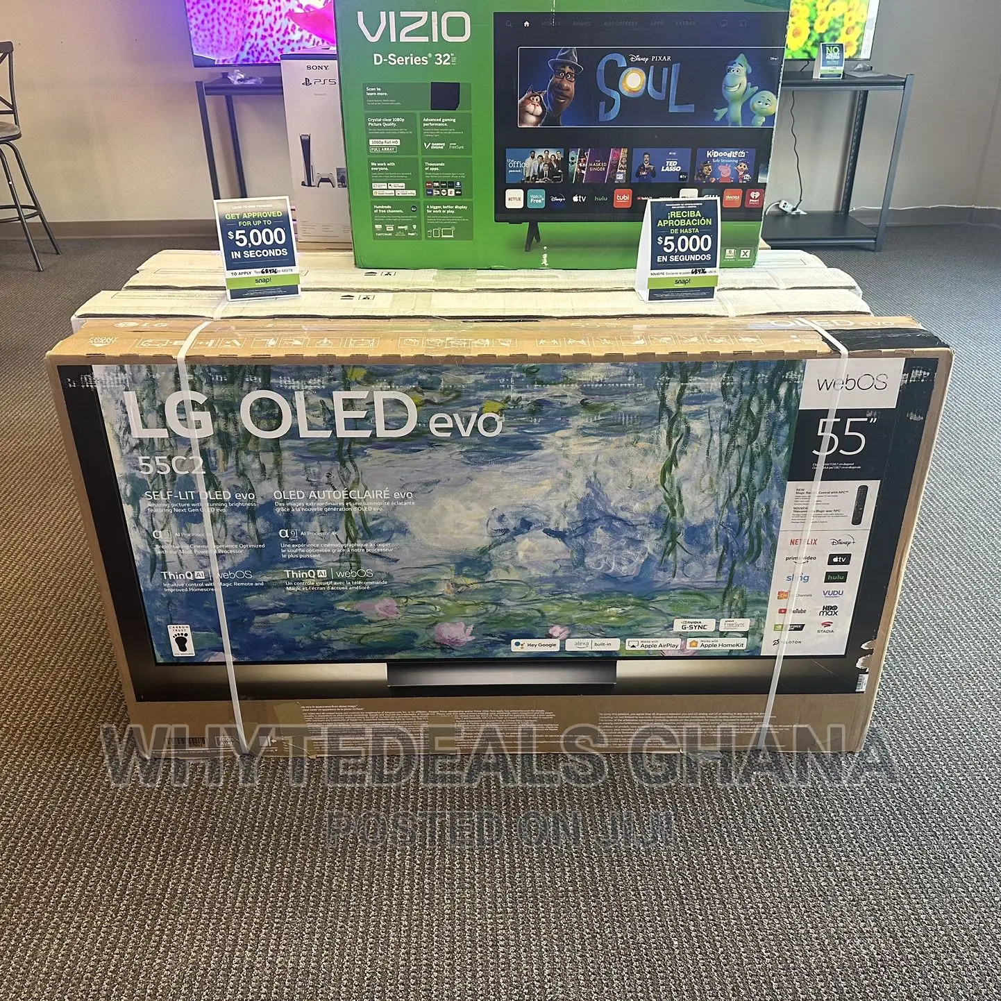 LG C2 Series 55-Inch OLED Evo Smart UHD TV Sound Bar 2023