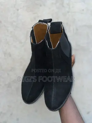 Black Suede Chelsea/Dessert Boot