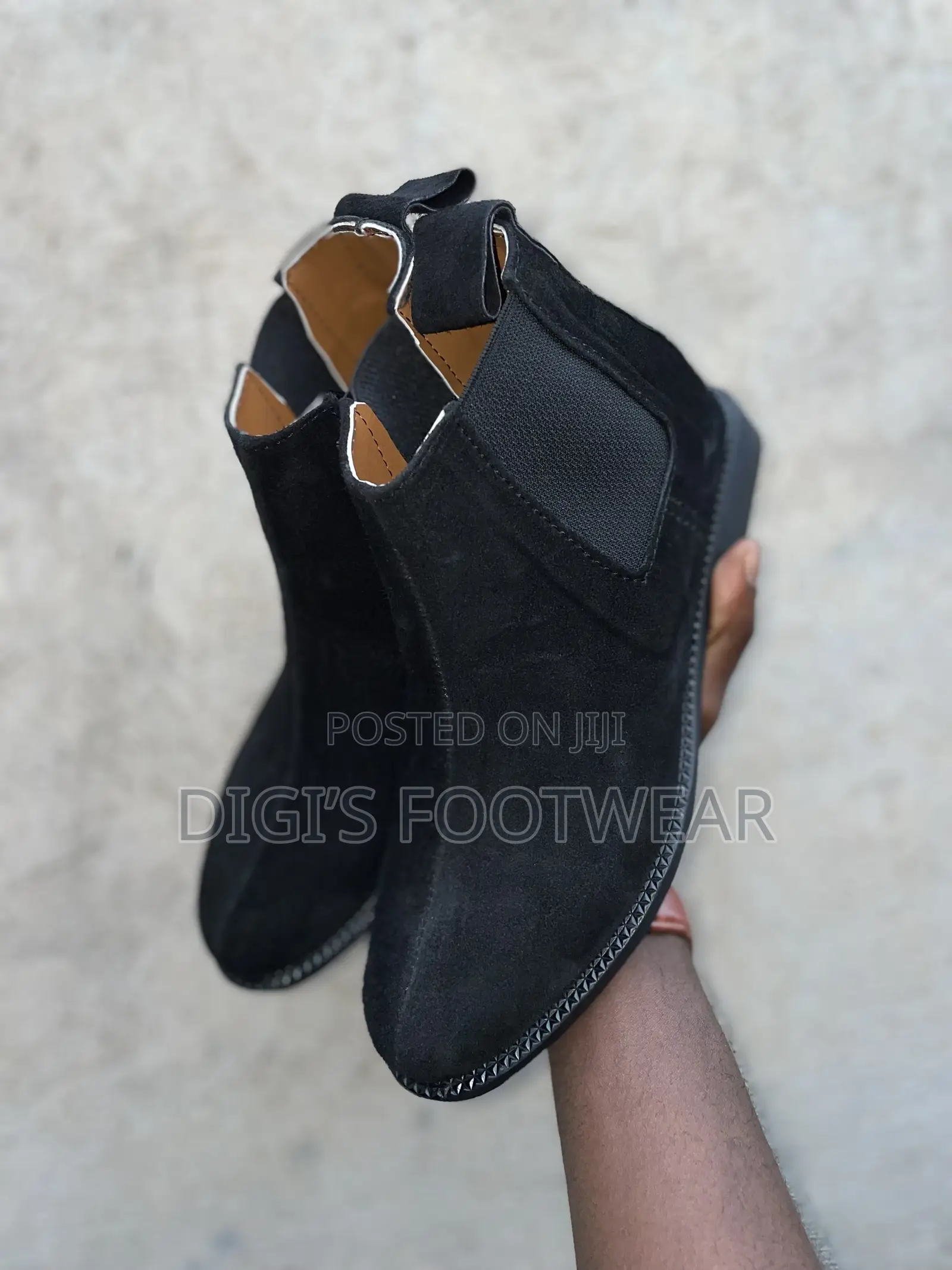 Black Suede Chelsea/Dessert Boot