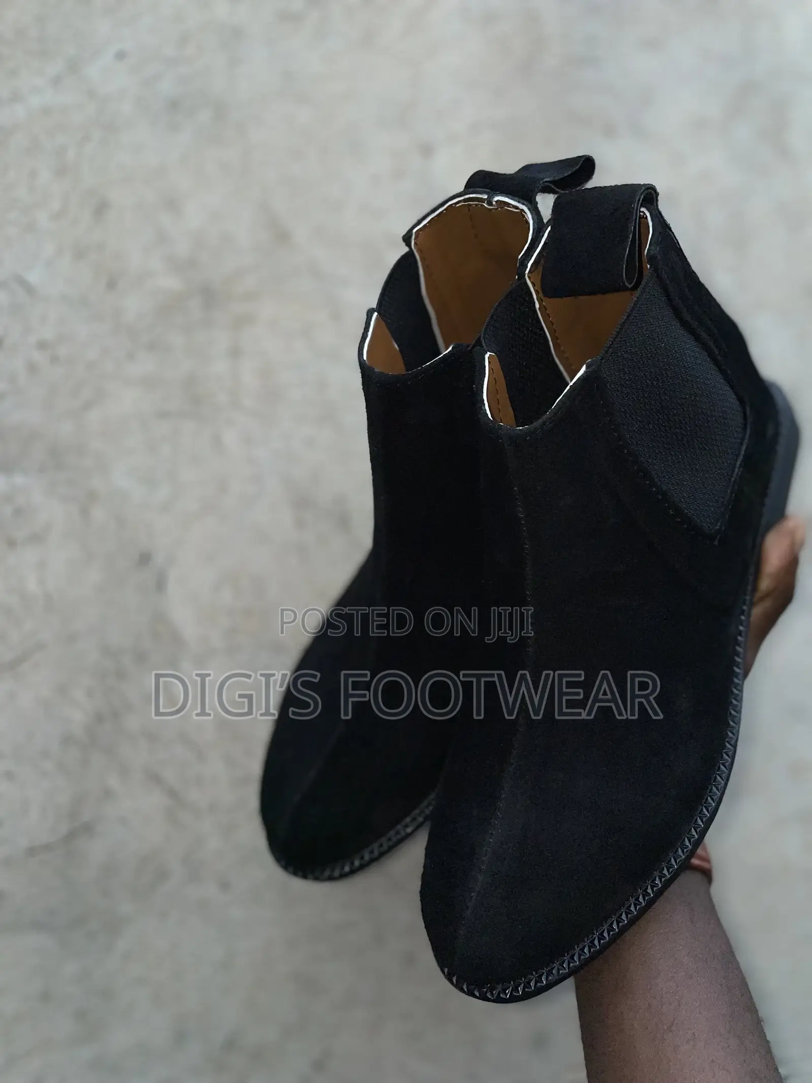 Black Suede Chelsea/Dessert Boot