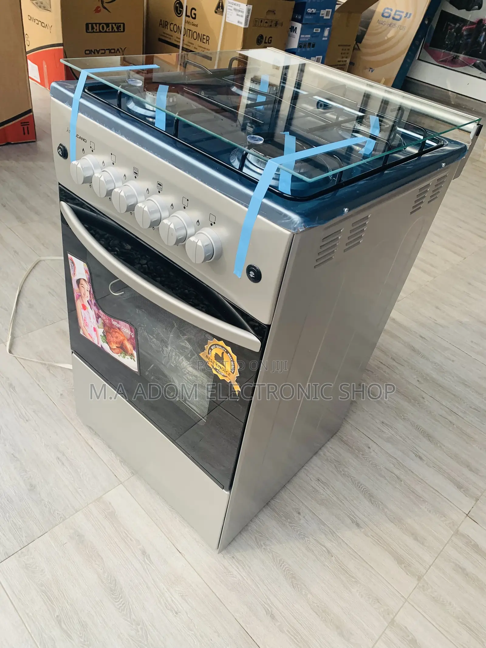 Special Volcano 4 Burner Gas Cooker With Oven