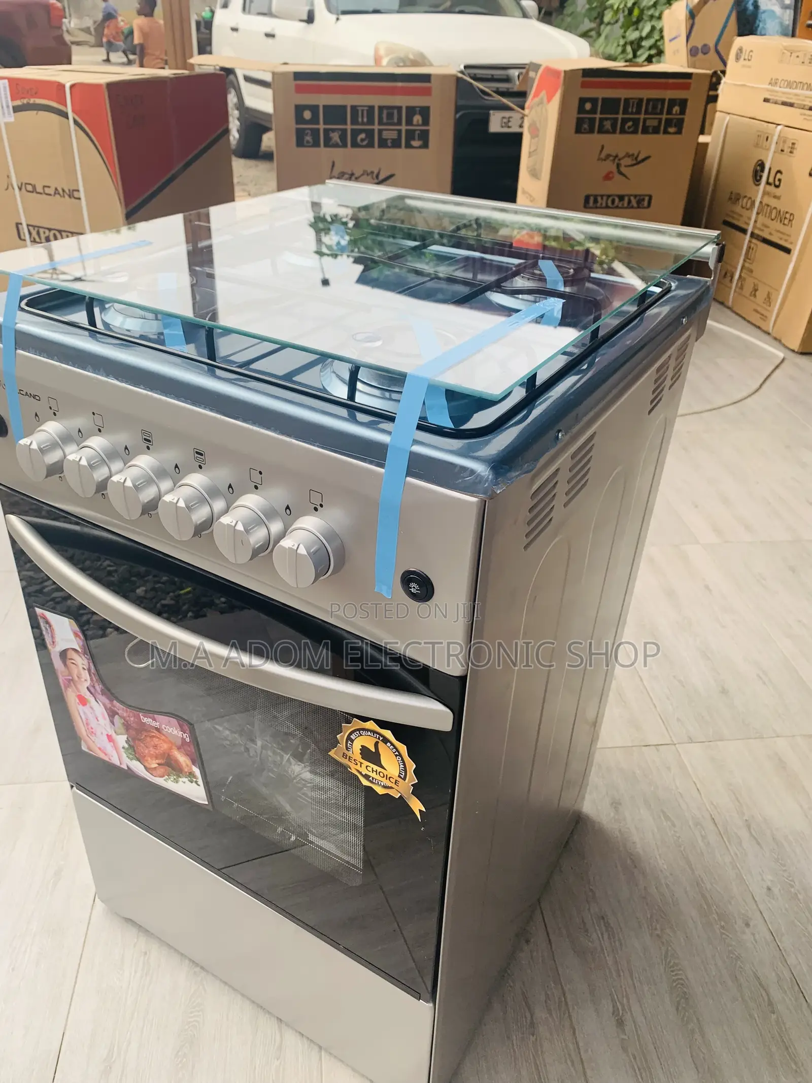 Special New Volcano 4 Burner Gas Cooker With Oven