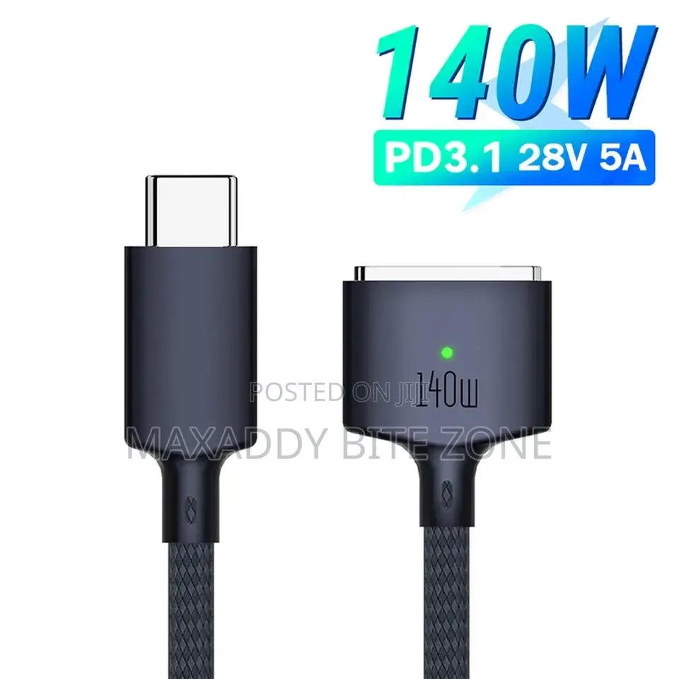 Type-c Male To Magnetic 3 Fast Charging Cable For Macbook
