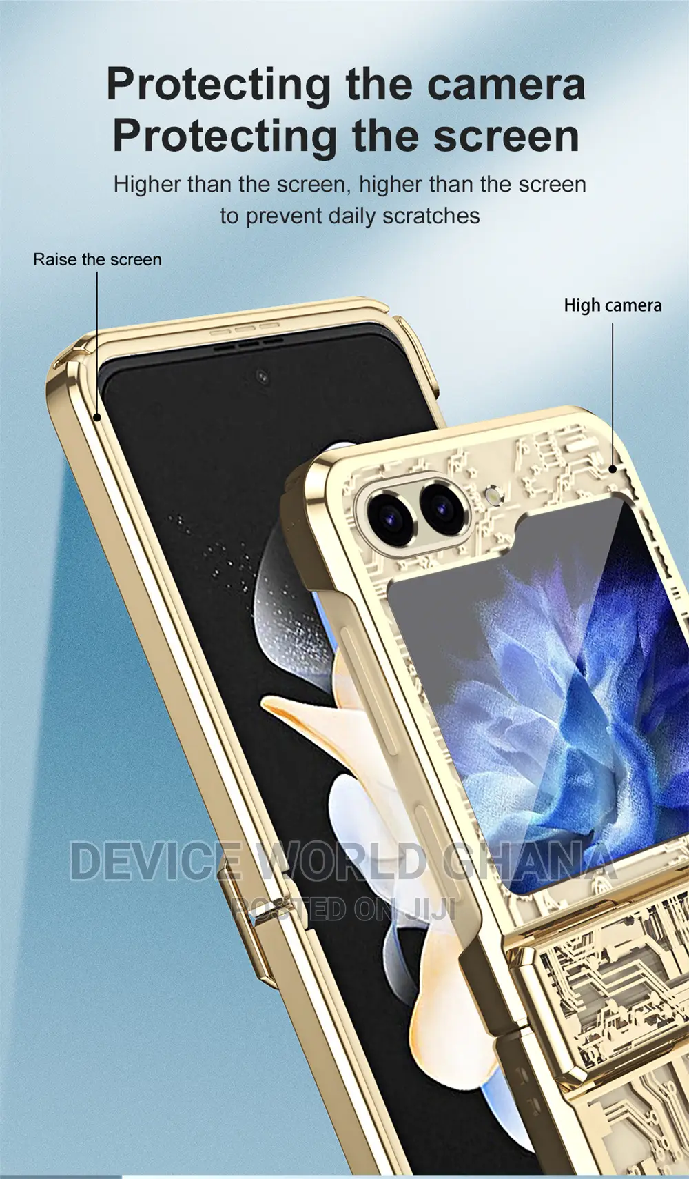 Byscoon Plate Case Available for Samsung Z Flip 5 N Z Flip 4