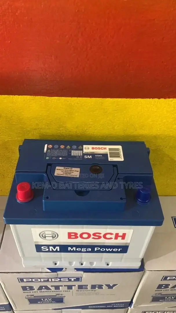 13 Plates Bosch Battery - 55ah 12v- Free Delivery