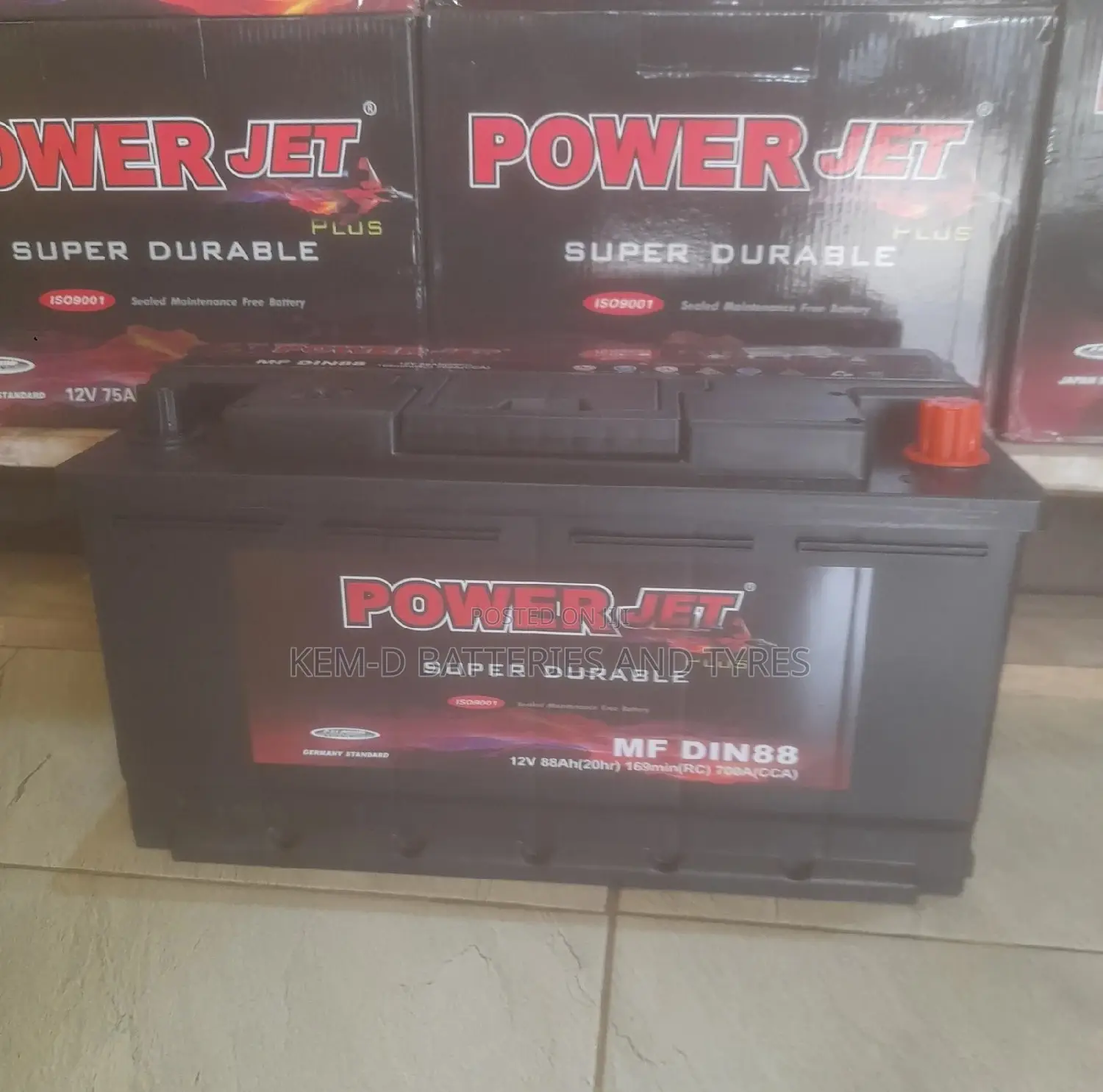 17 Plates Powerjet Battery - 88ah 12V