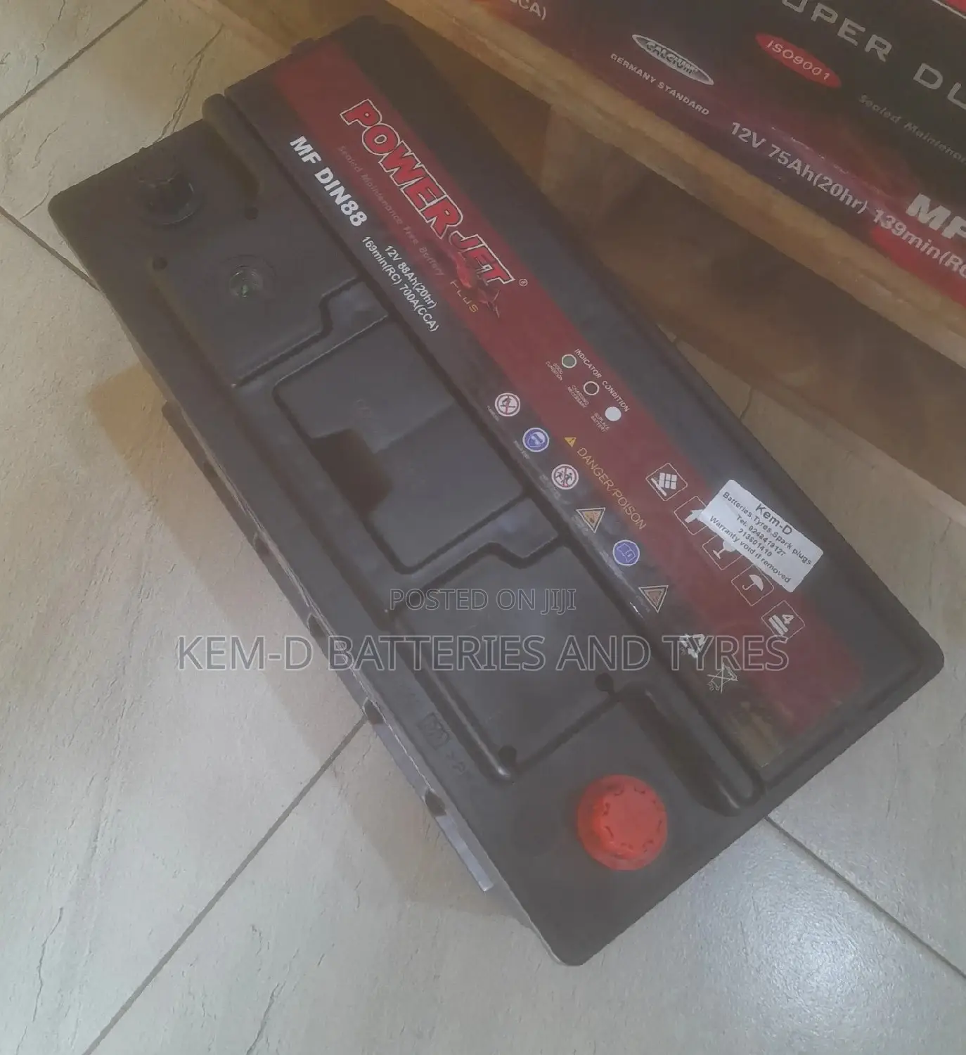 17 Plates Powerjet Battery - 88ah 12V
