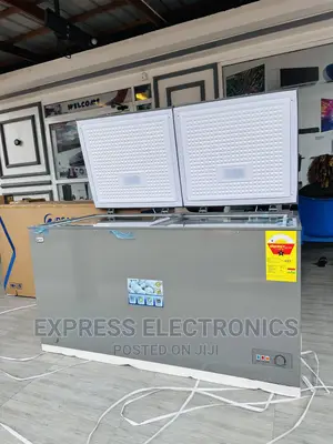 Low Noise 400l Chest Freezer Double Door Pearl PCF-550