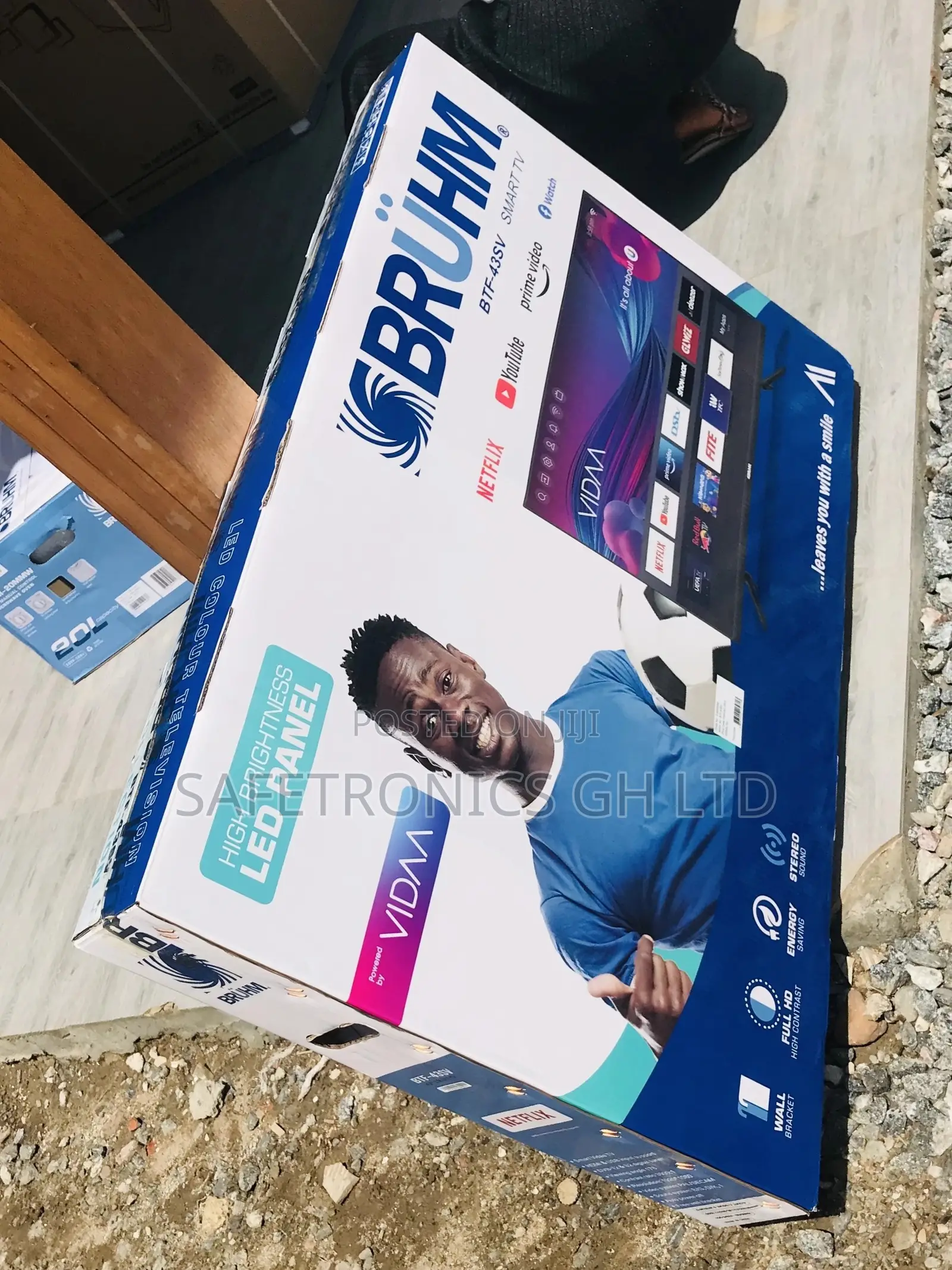 Grab  43 Inches LED Glossy Bruhm Quality Tv