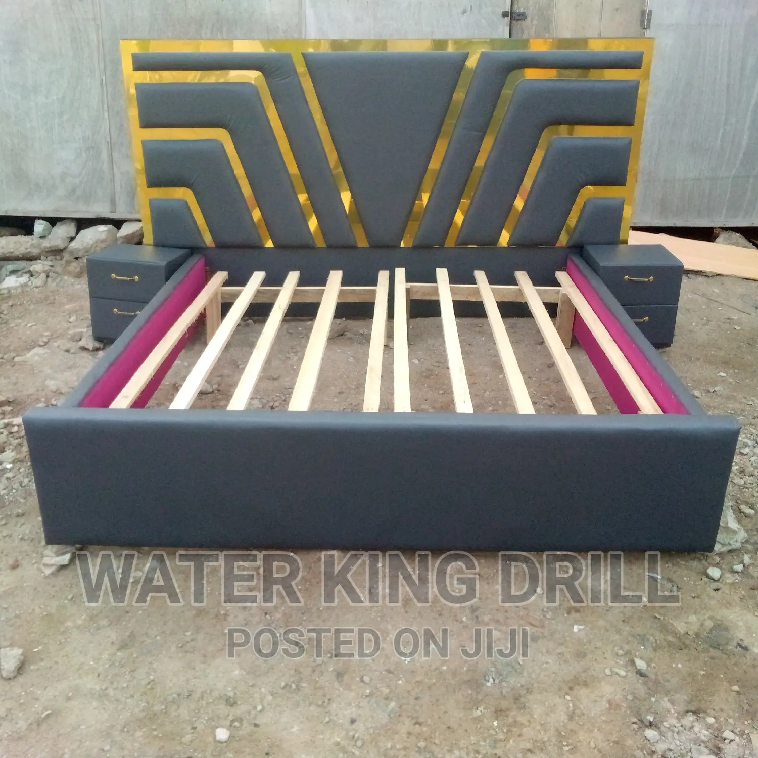 King Size Bed Frames With Side Drawers