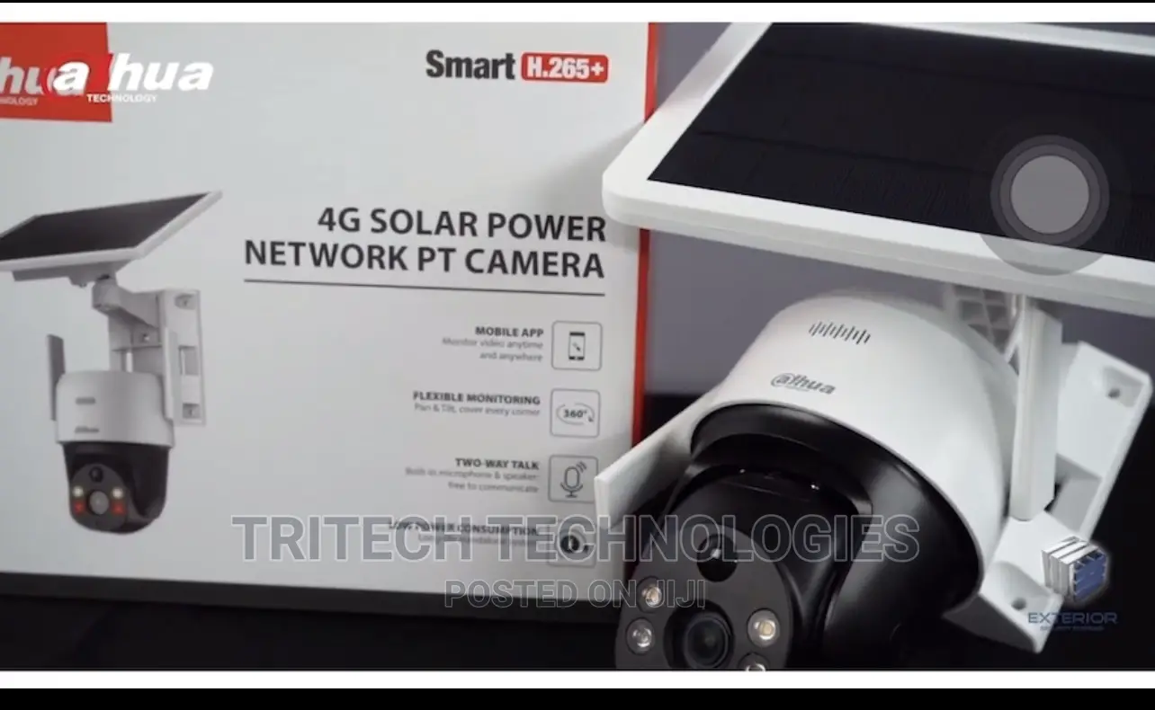 DAHUA 4MP 4G Solar Power Network PTZ Camera