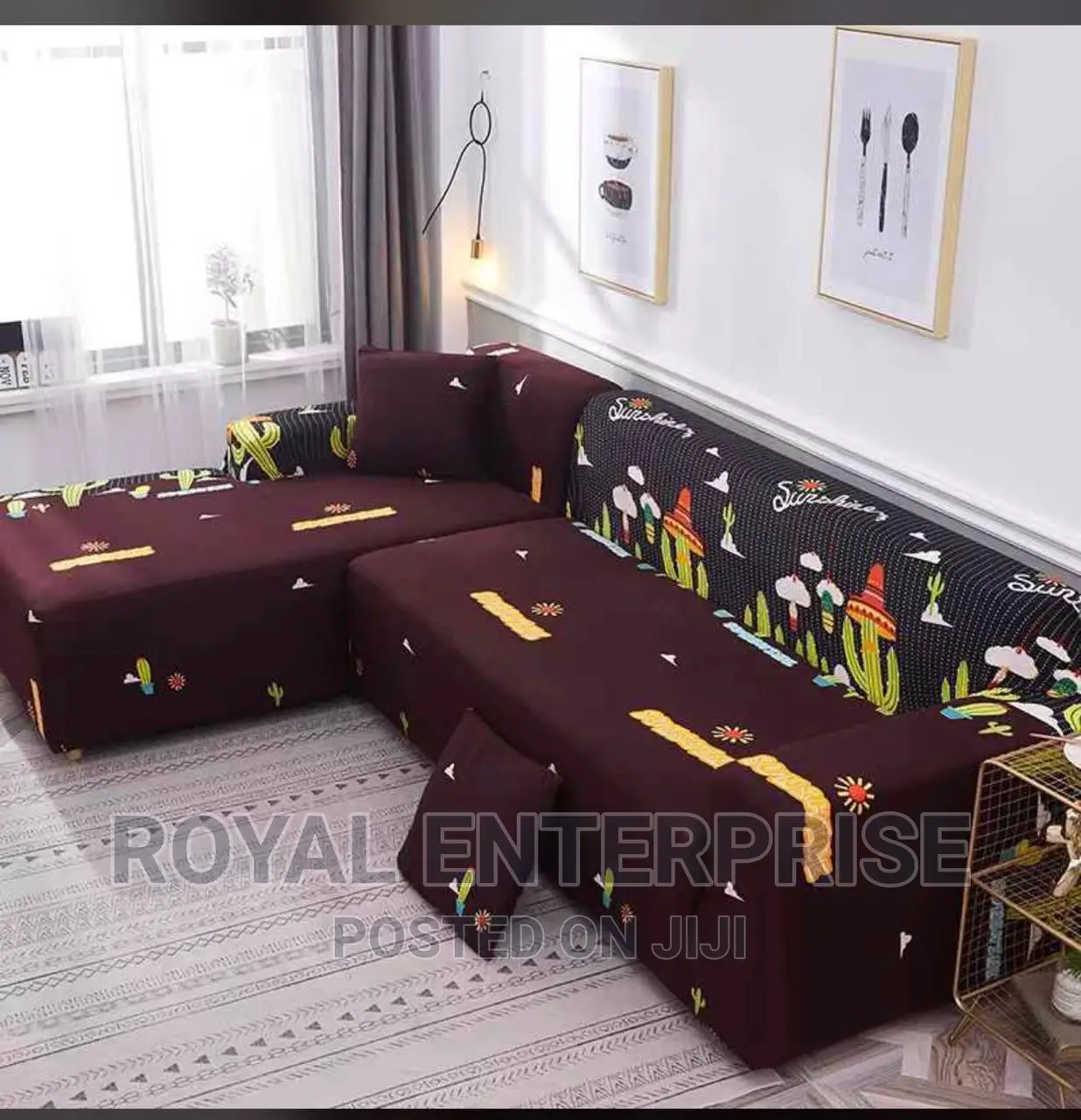Elastic Designers Sofa Cover