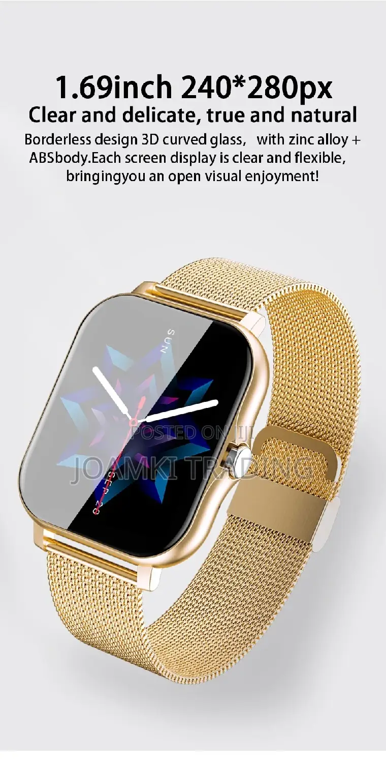 Smart Watch, Unisex, Bluetooth Calls,Full Touch,Waterproof