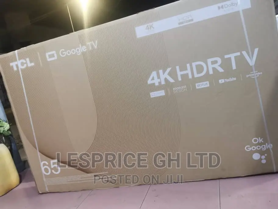 Brand New TCL 65” Android Ok Google TV