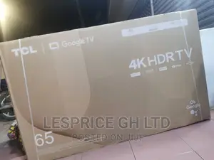True Color//Tcl 65” Android Smart TV
