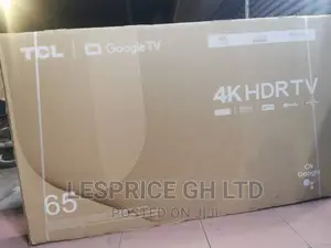 TCL 65” Android Smart HDMI//HDRTV