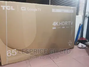 TCL 65” Android HDRTV//Ok Google TV