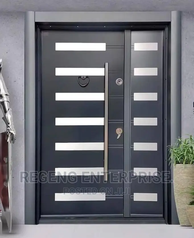 German Alucobond Security Door With Accessory