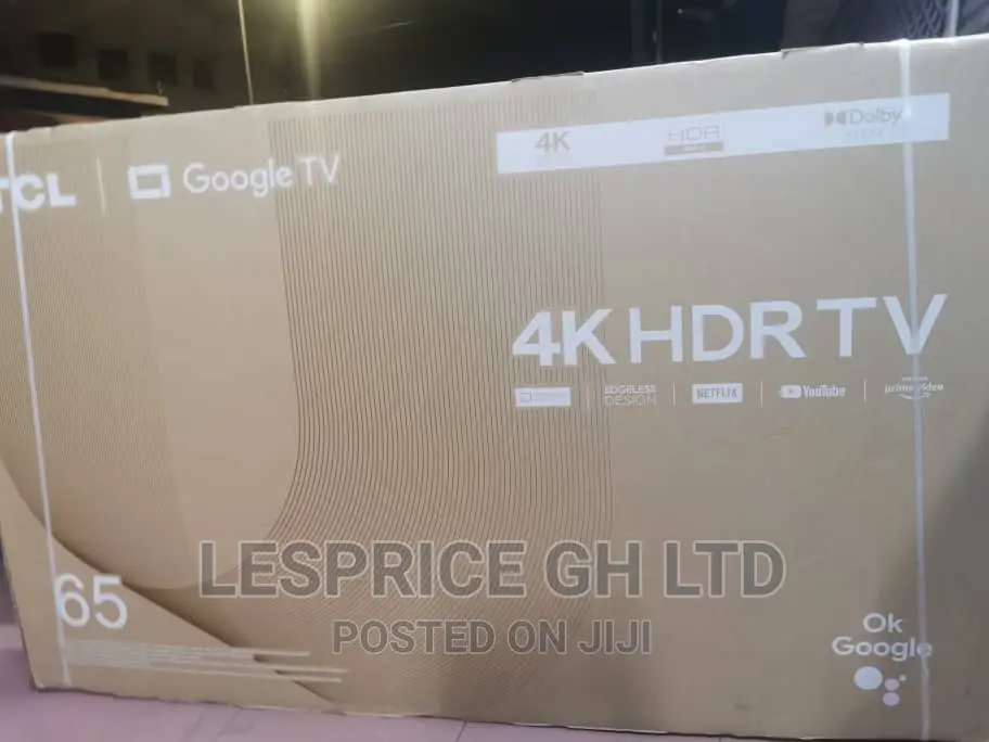 TCL 65” Android HDRTV// Ok Google