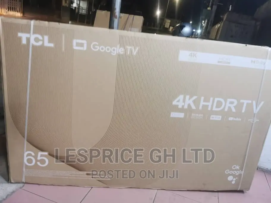 TCL 65” Android HDRTV Powerful Bluetooth TV